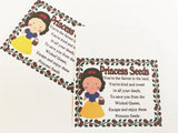 Snow White Princess Seeds Bag Topper Printable