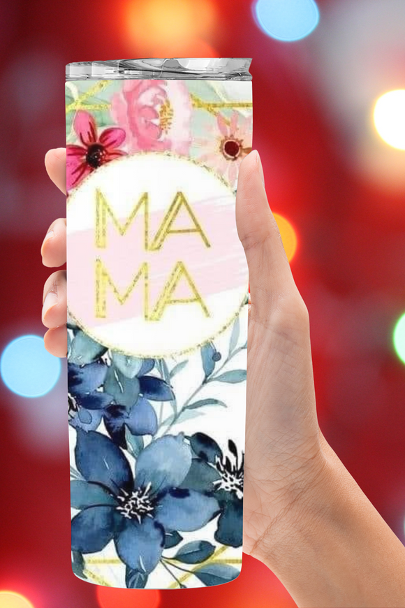 Spring Flowers Mama Tumbler