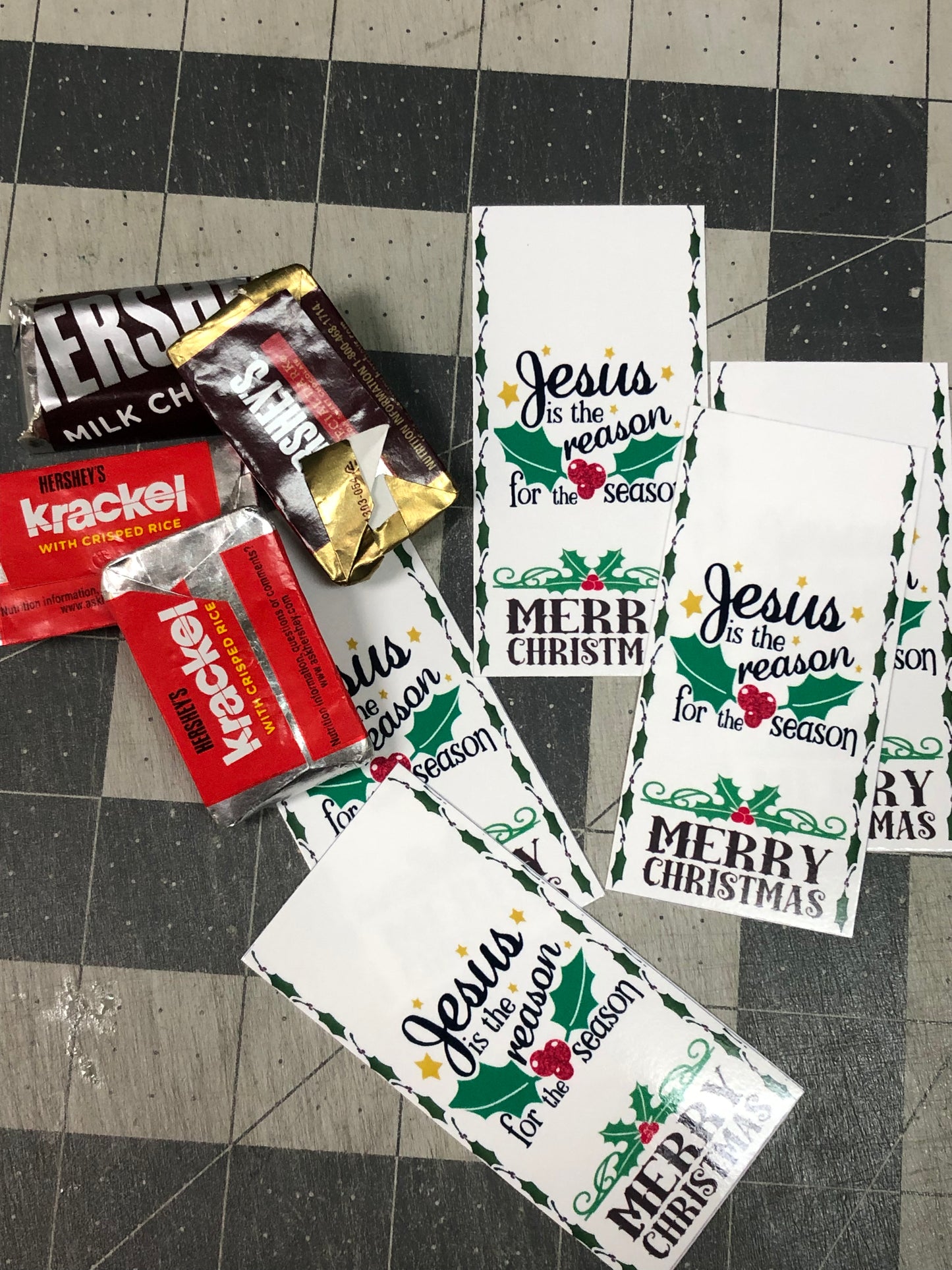 Jesus is the Reason for the Season Christmas Candy Bar Wrapper Printable