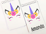 Unicorn Notebook Personalized Party Favor