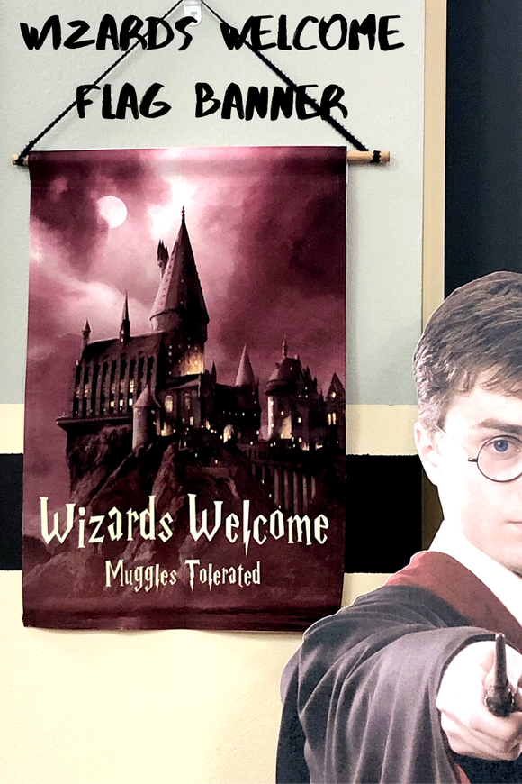 Wizards Welcome Banner Sign
