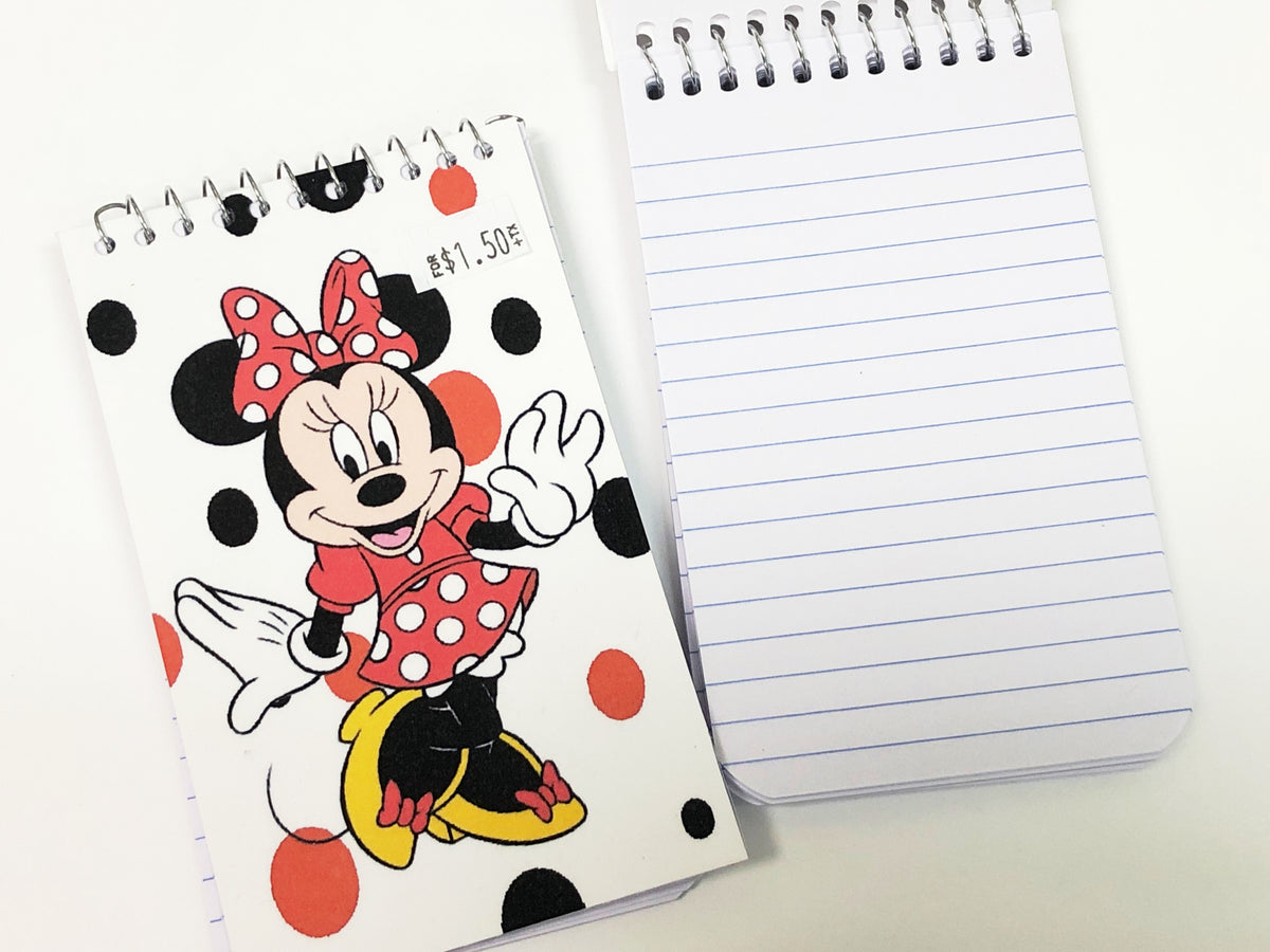 Mickey and Minnie Mouse Personalized Notebook Party Favor