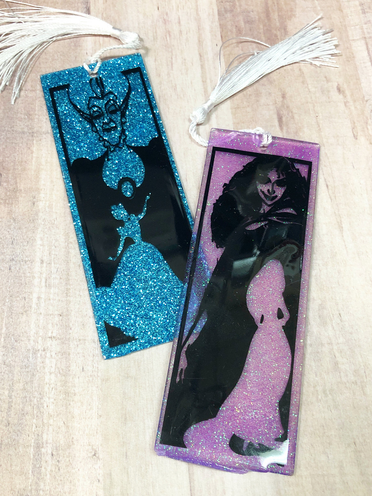 Fairy Tale Villain Glitter Bookmarks