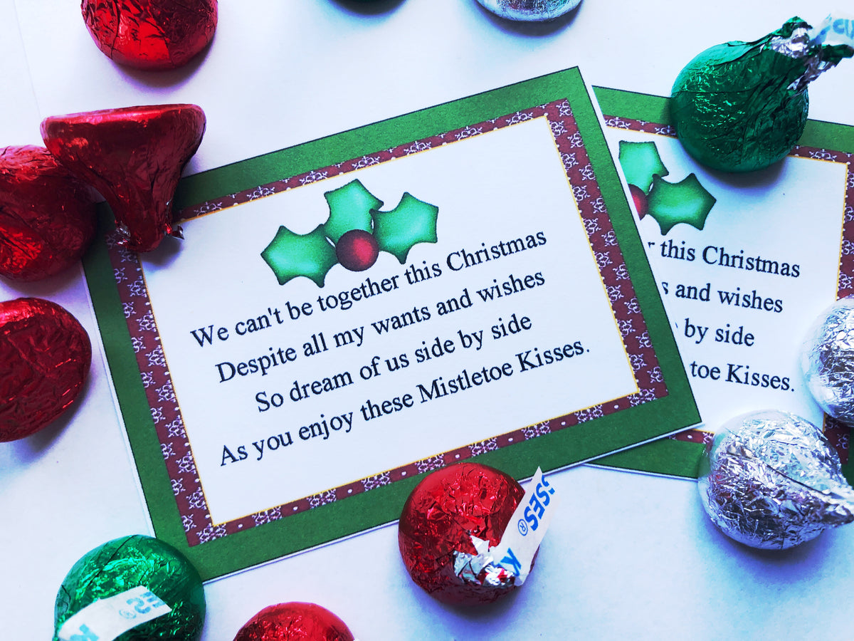 Mistletoe Kisses Bag Topper