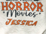 Horror Movie Halloween Cuddle Throw Blanket