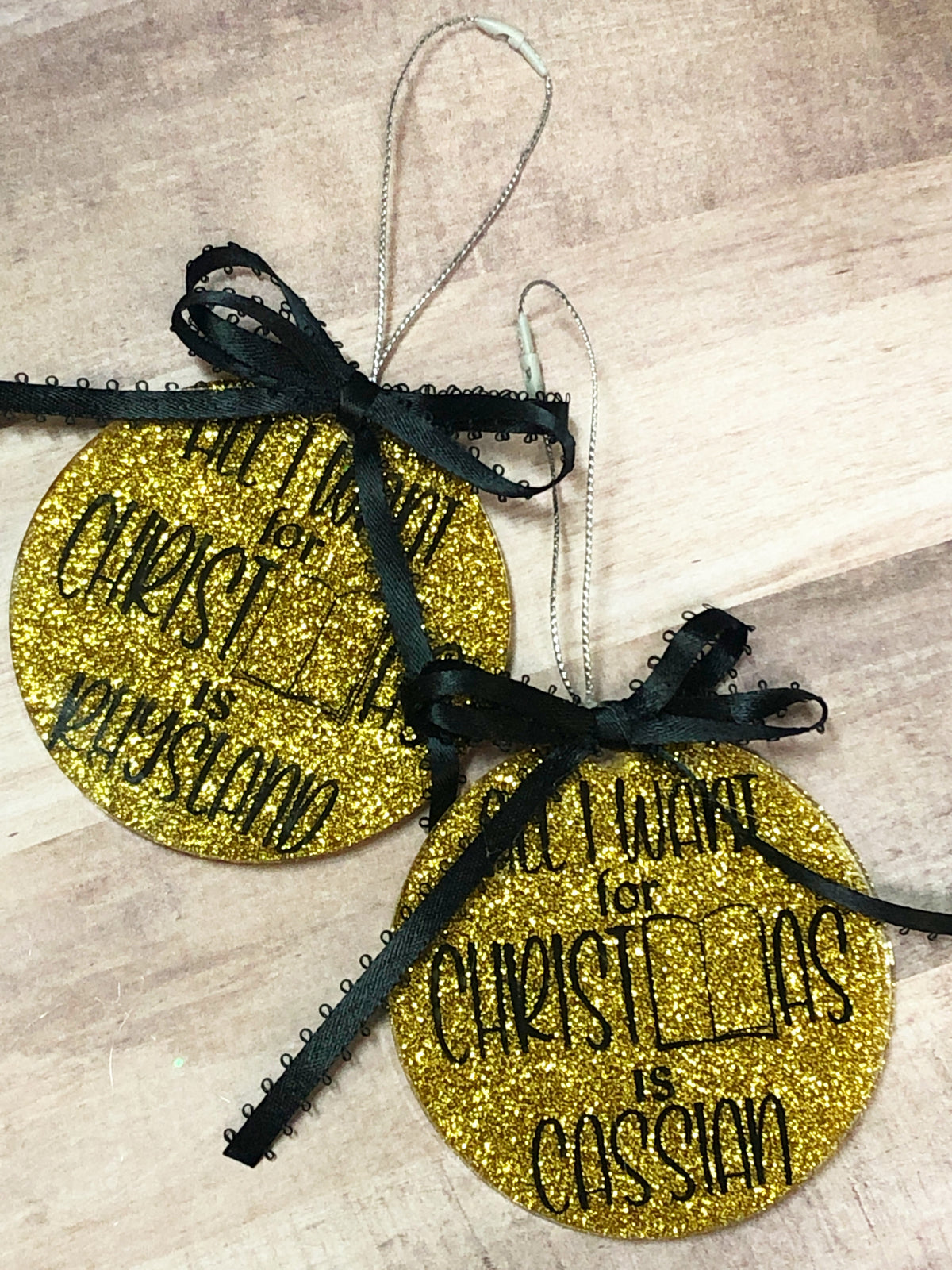 All I Want for Christmas Book Boyfriend Christmas Ornament
