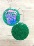 Glitter Hogwarts Houses Christmas Ornament