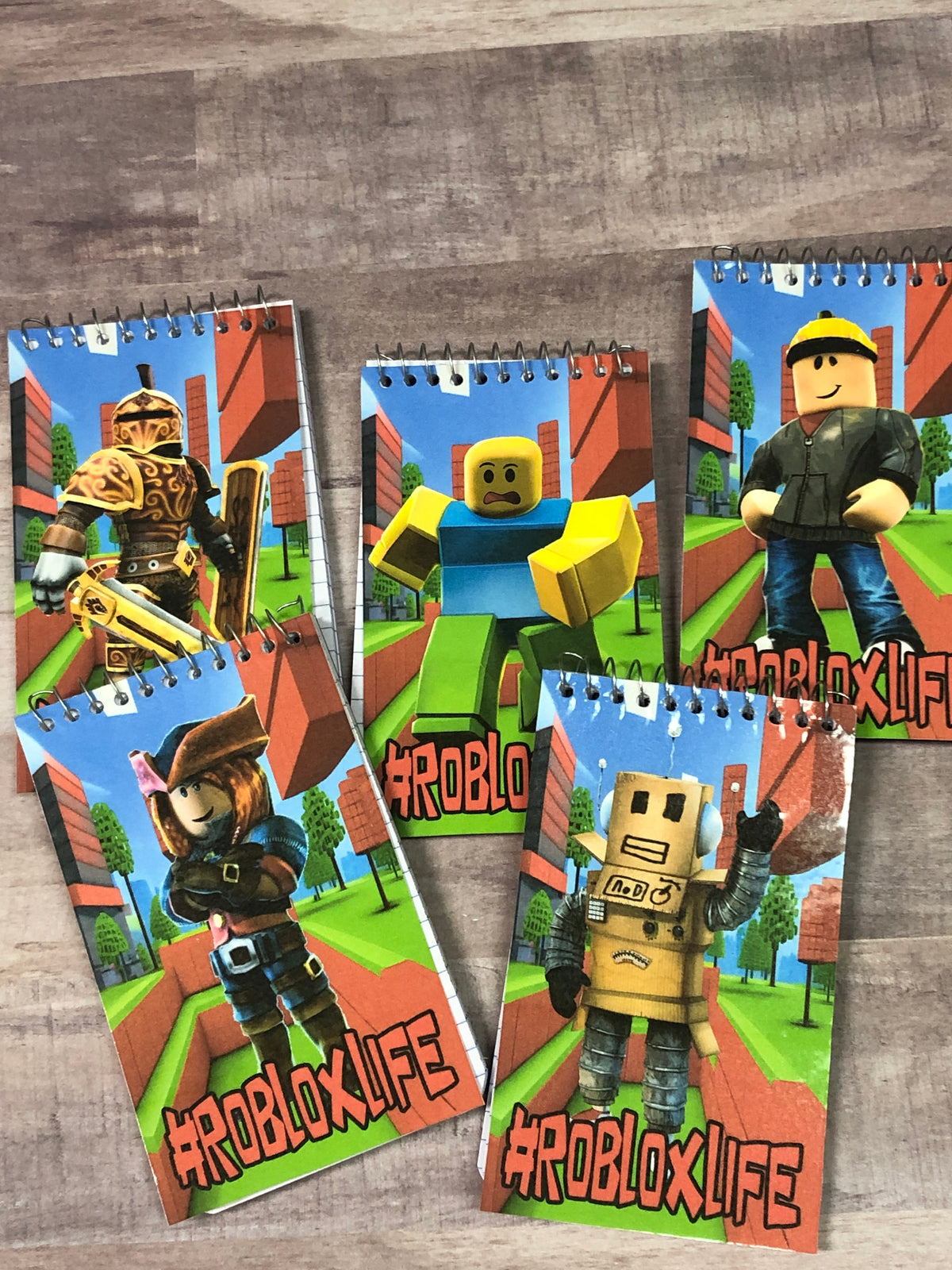 Roblox Party Favor Personalized Notebook