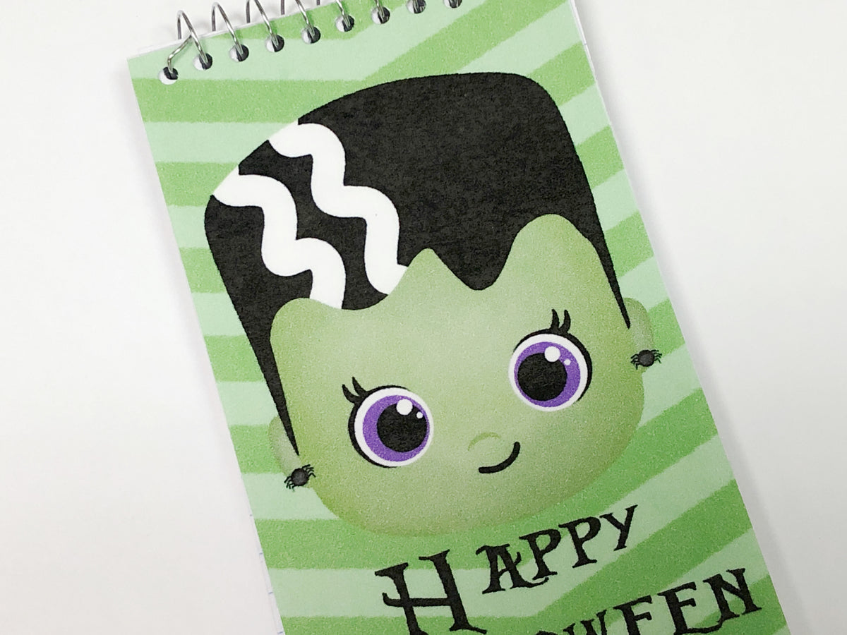Frankenstein Halloween Monster Personalized Notebook Party Favor