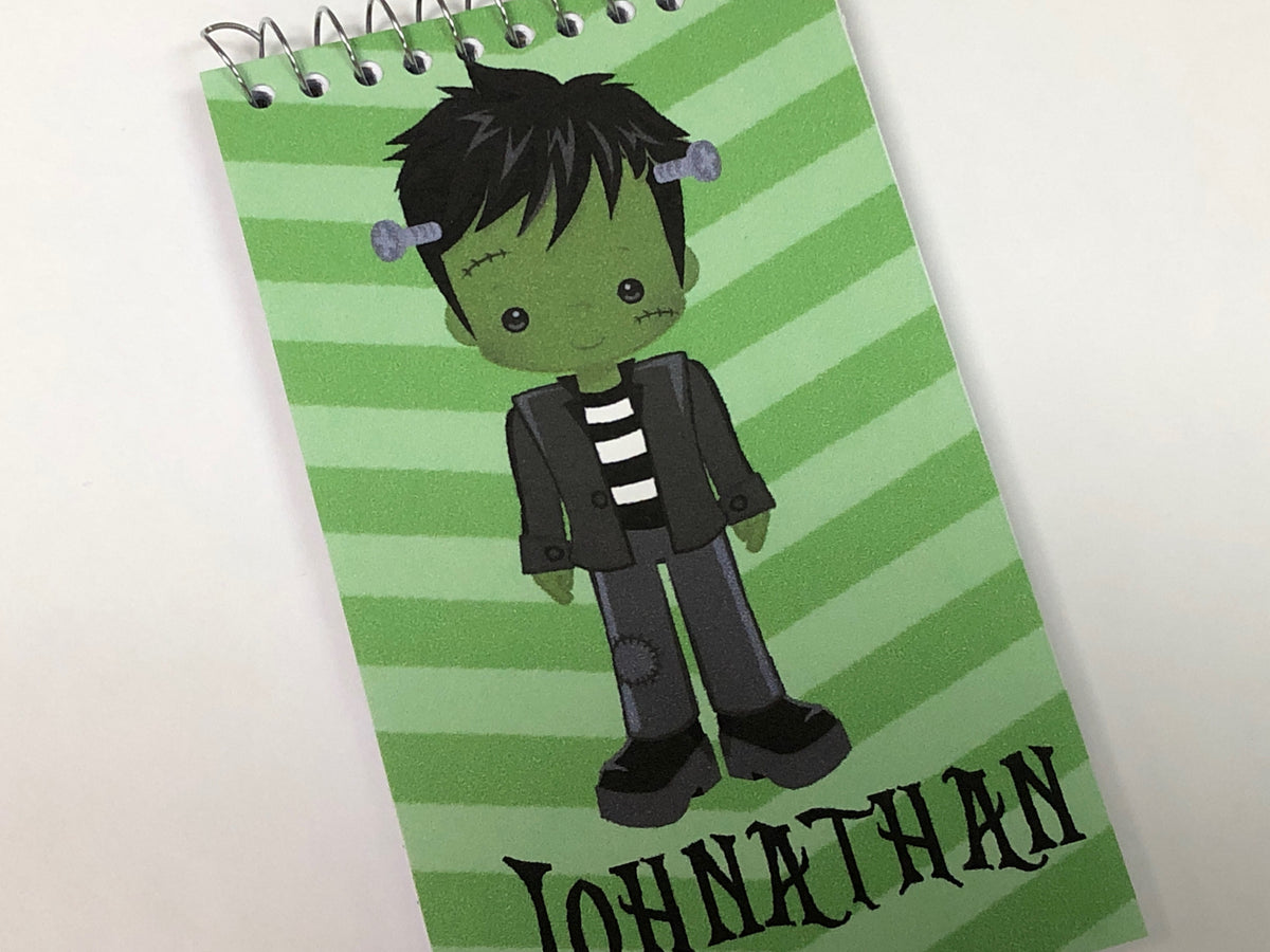 Frankenstein Halloween Monster Personalized Notebook Party Favor