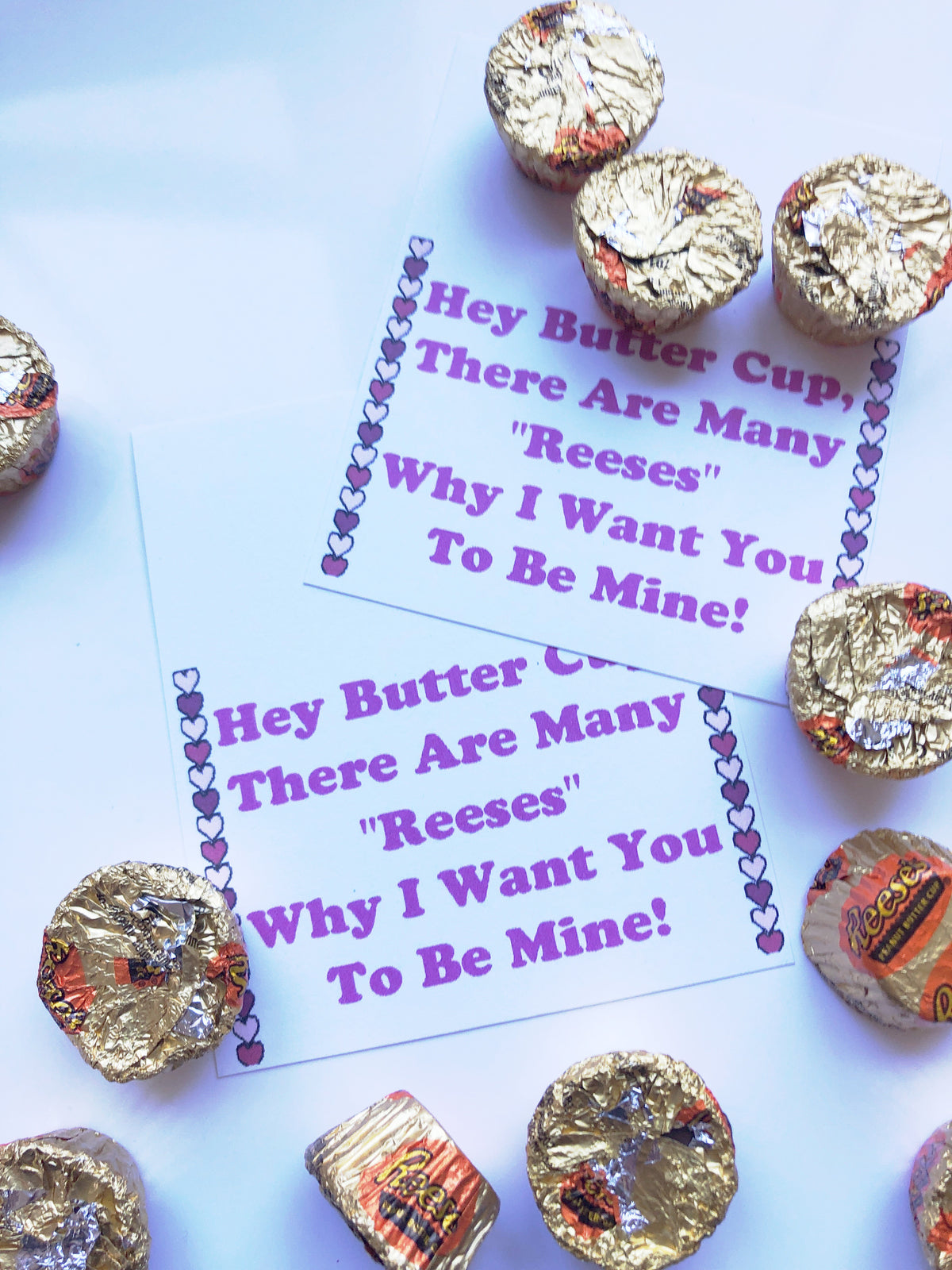Reeses Valentine Bag Topper
