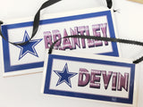 Cowboy Star Mascot Personalized Name Plaque