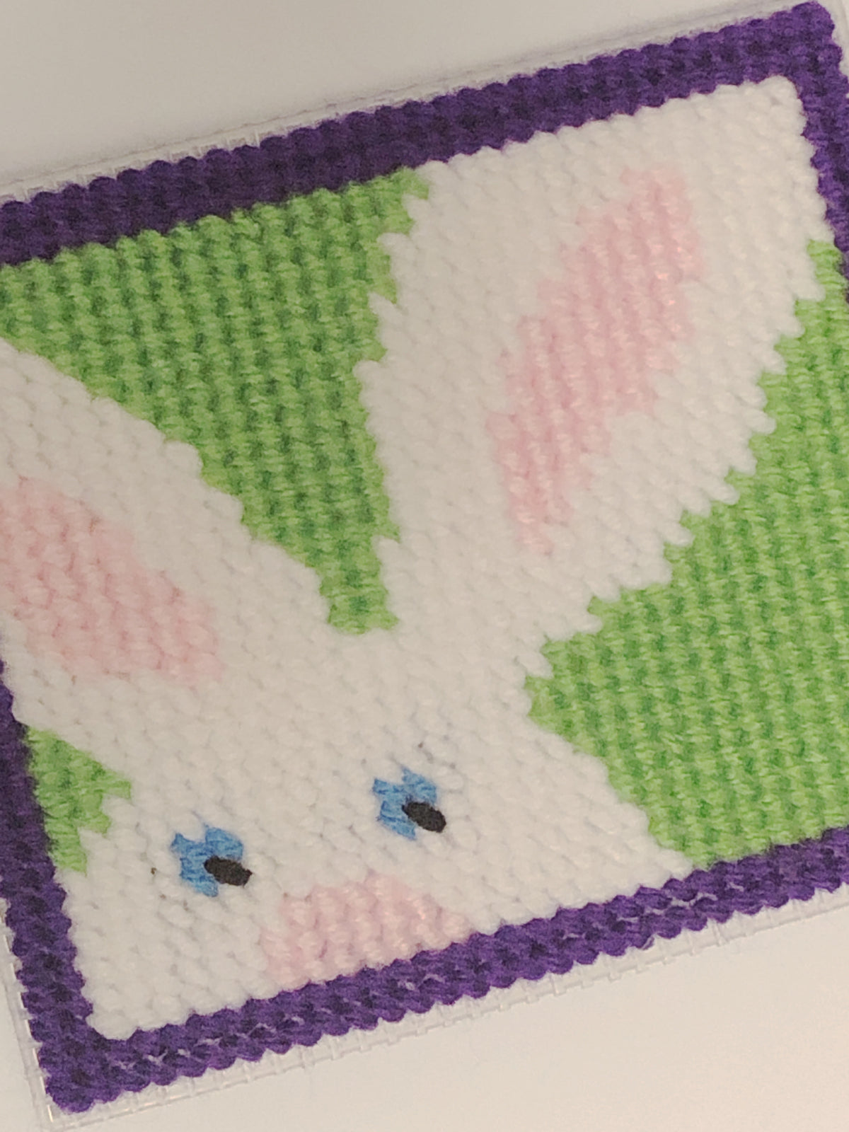 Peeking Bunny Easter Plastic Canvas Tissue Box Pattern