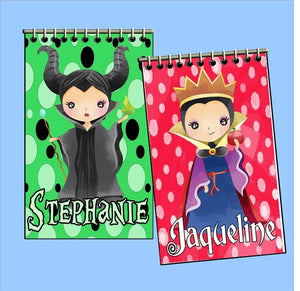 Villain Personalized Notebook Party Favors