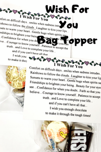 Wish For You Bag Topper Printable