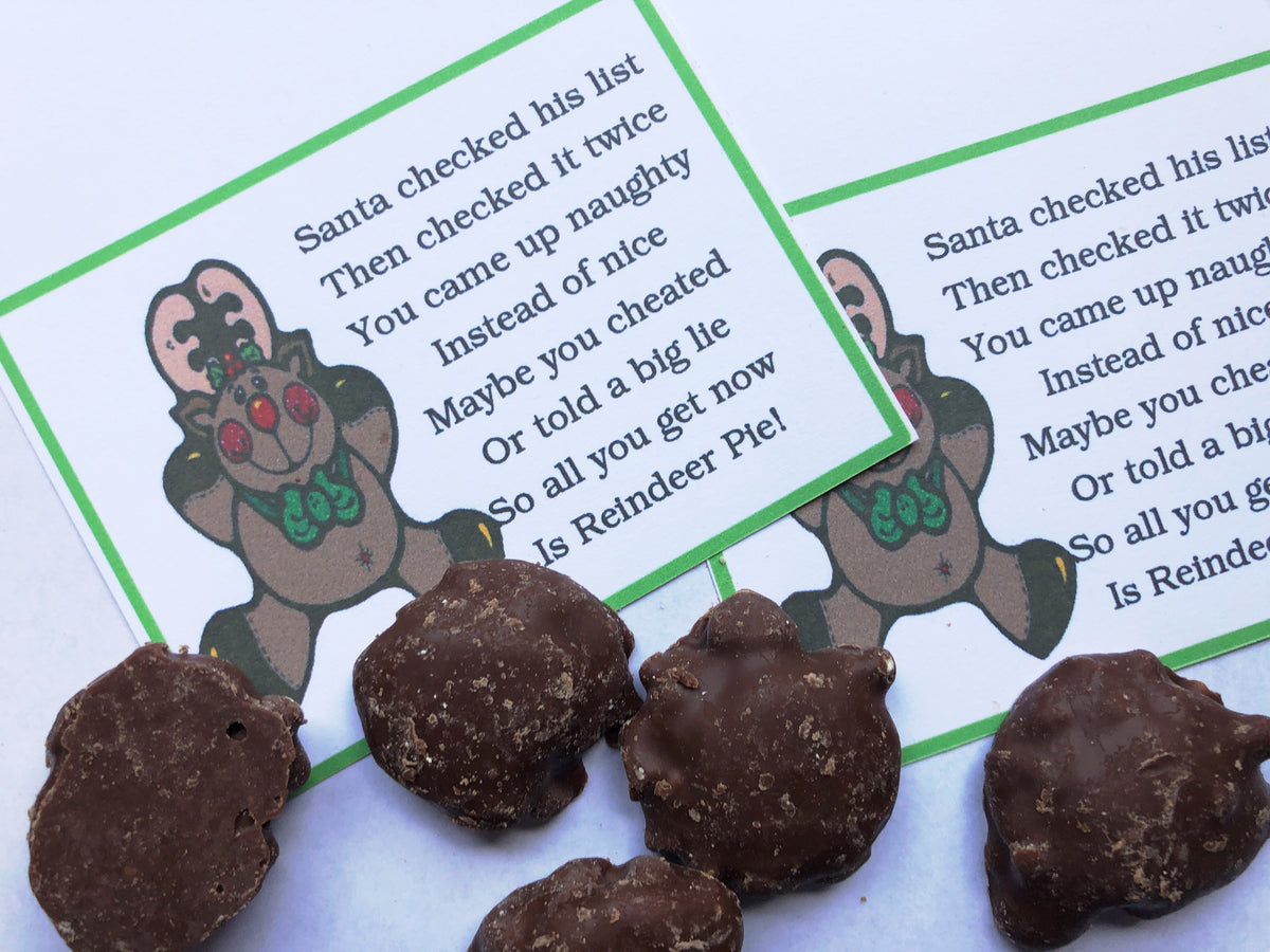 Reindeer Pie Bag Topper