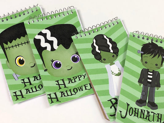 Frankenstein Halloween Monster Personalized Notebook Party Favor