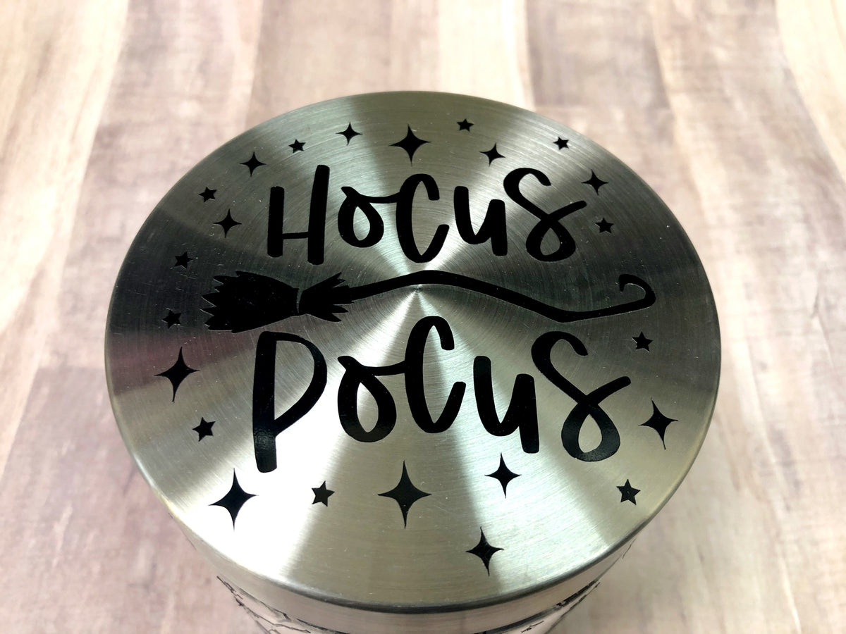 Hocus Pocus Glass Candy Jar
