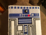 R2D2 Star Wars Mini Notebook Plastic Canvas Pattern