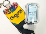 Crayon Box Hand Sanitizer Keychain