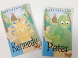 Dinosaur Party Favor Personalized Notebook