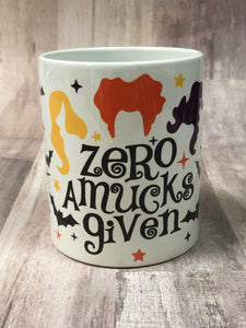 Zero Amucks Given Hocus Pocus Halloween Mug