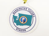 LDS Double Mission Personalized Christmas Ornament