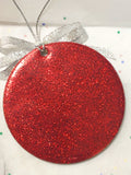 Glitter Photo Acrylic Ornament