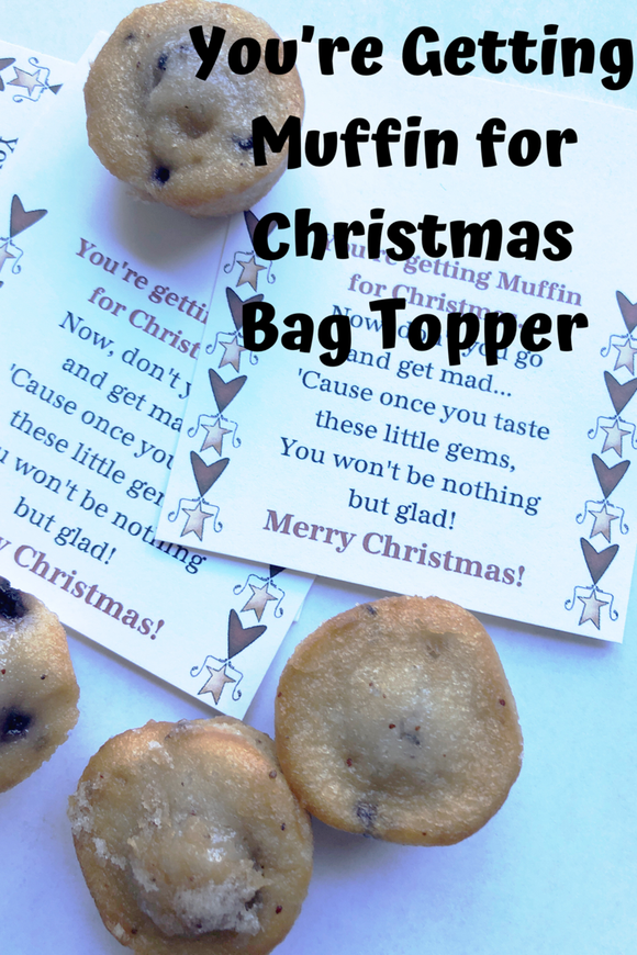 M&M Christmas Bag Topper Printable – DIY Party Mom