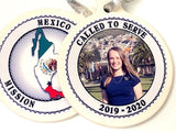 LDS Missionary Personalized Christmas Ornament