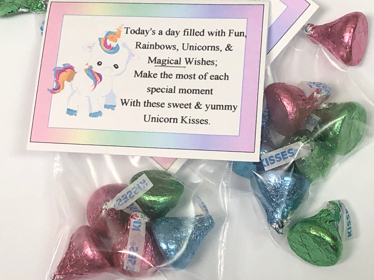 Unicorn Kisses Bag Topper