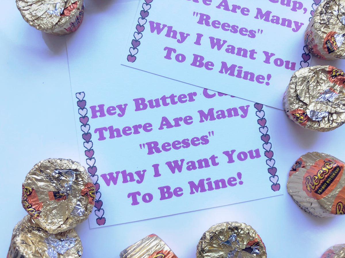 Reeses Valentine Bag Topper