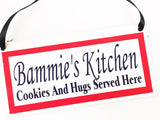 Grandma's Kitchen Personalized Name Plaque