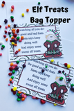 Let your Elf on the Shelf bring some yummy Christmas treats to your kids and take the day off! This printable bag topper is an easy Elf on the Shelf activity and a fun gift idea for the kids.