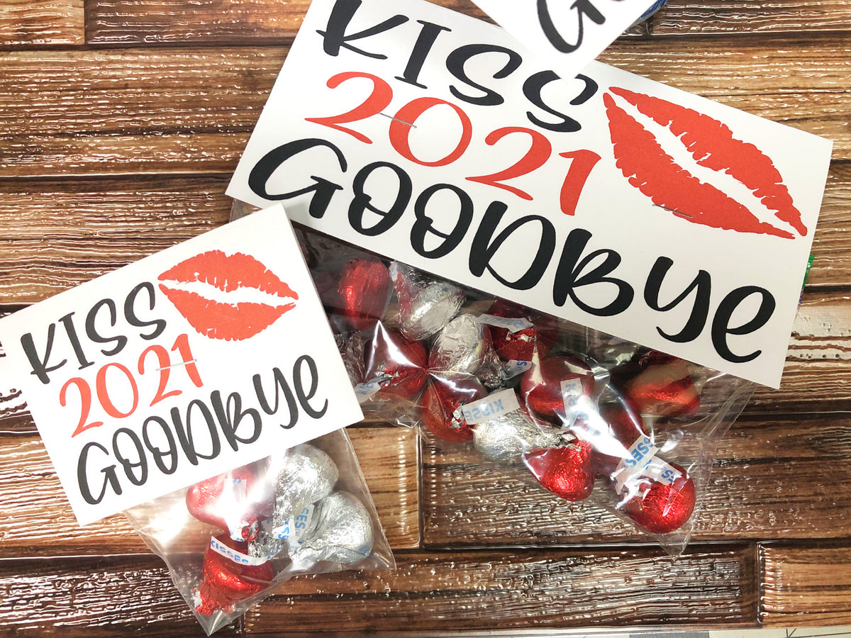 Kiss 2021 Goodbye New Years Bag Topper Printable