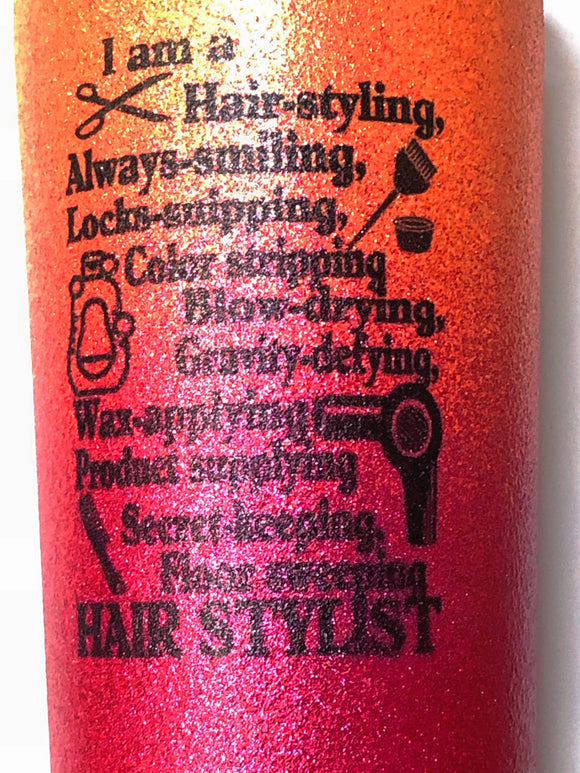 Hair Stylist Water Bottle