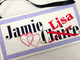 Jamie and Me Outlander Personalized Name Plaque