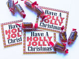 Holly Jolly Christmas Printable Bag Toppers