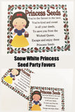 Snow White Princess Seeds Bag Topper Printable