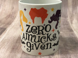 Zero Amucks Given Hocus Pocus Halloween Mug