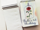 Beauty and the Beast Personalized Mini Notebooks