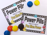 Pac Man Power Pills Bag Topper Printable