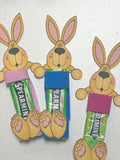 Easter Bunny Gum Head Printable and Directions