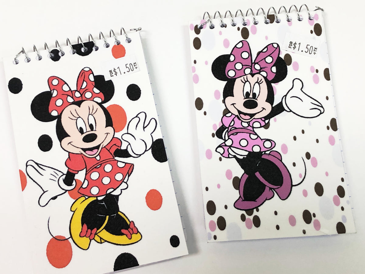 Mickey and Minnie Mouse Personalized Notebook Party Favor