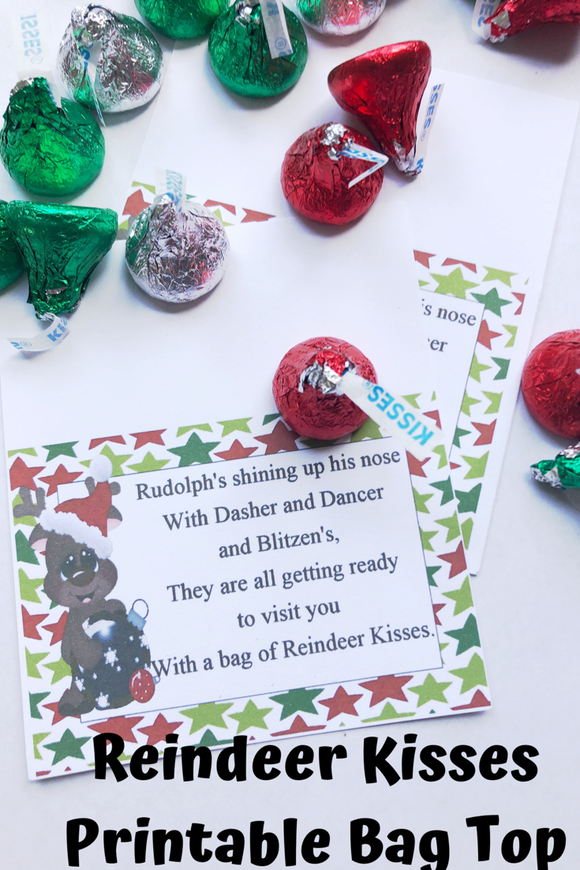 M&M Christmas Bag Topper Printable – DIY Party Mom