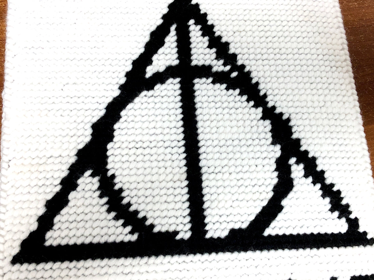 Harry Potter Deathly Hallows Always Mini Notebook Plastic Canvas Pattern