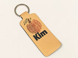 Pumpkin Spice lip balm chapstick keychain