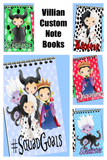 Villain Personalized Notebook Party Favors