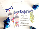 Brave Knight Seed Bag Topper Printable