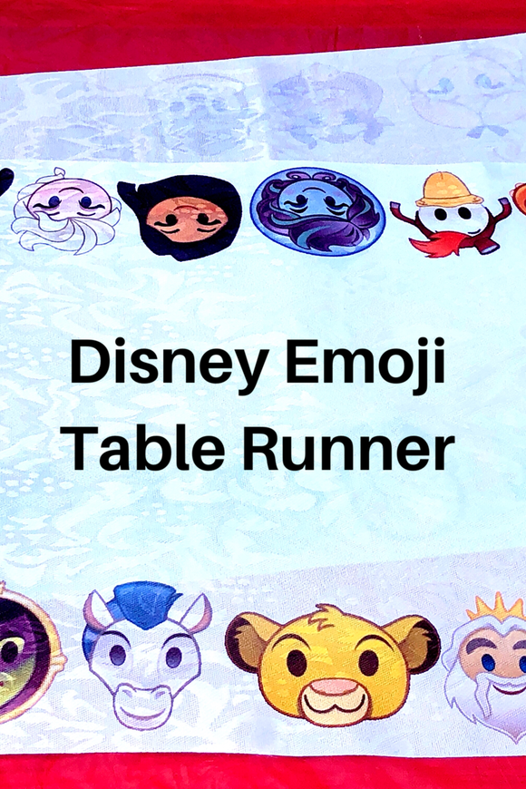 Disney Emoji Table Runner